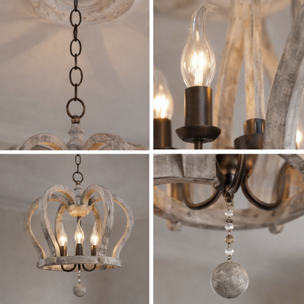 Vintage crown chandelier