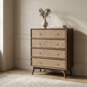 Handcrafted Wooden Cane Chest