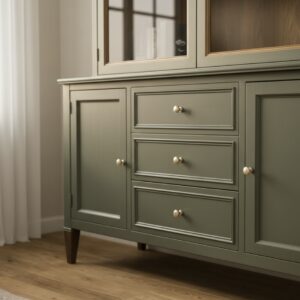 Handcrafted Wooden Display Cabinet