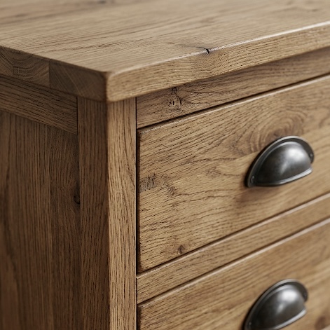 Handcrafted Solid Wood TV Unit