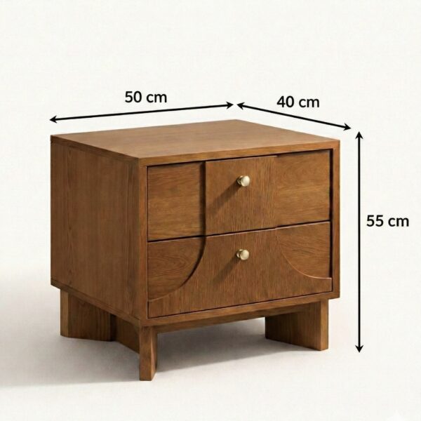 Natural Grain Bedside Commode