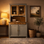 Cane Shade Ceiling Light