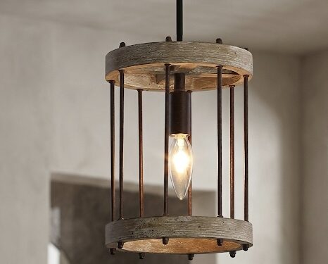 Rustic Industrial Pendant light