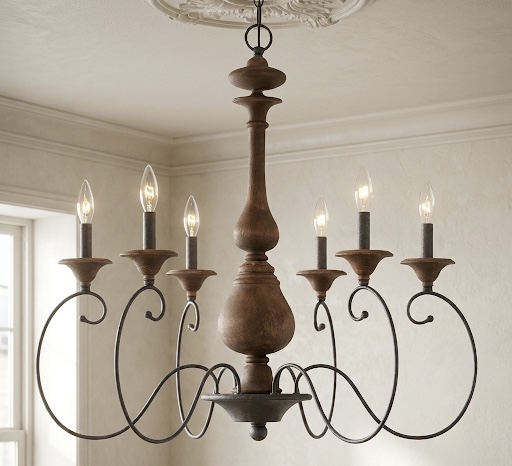 image00004 Rustic chandelier