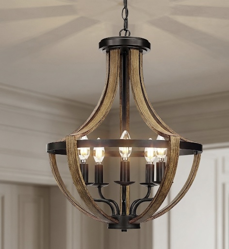 Rustic-Modern chandelier