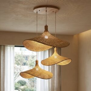 image00014 Handwoven rattan pendant light