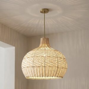 Natural Woven Pendant Light