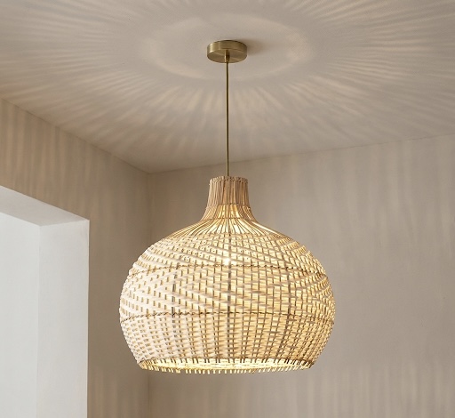Natural Woven Pendant Light