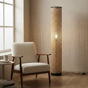 image00035 Natural Rattan Floor Lamp