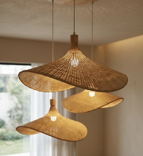 image00051 Handwoven rattan pendant light