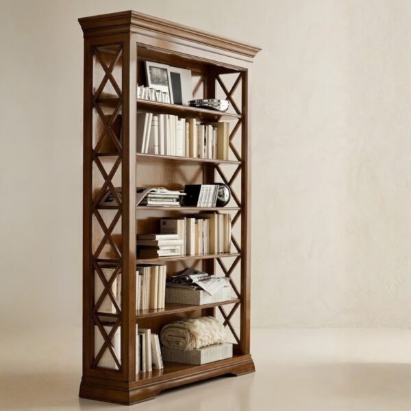 Pine Wood Display Bookcase