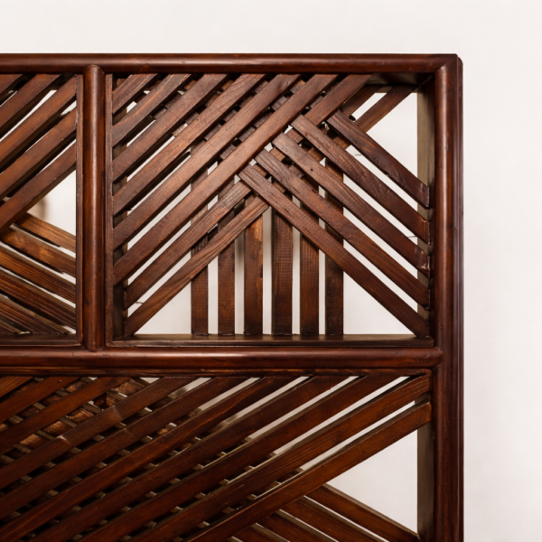 Artisanal Geometric Room Divider