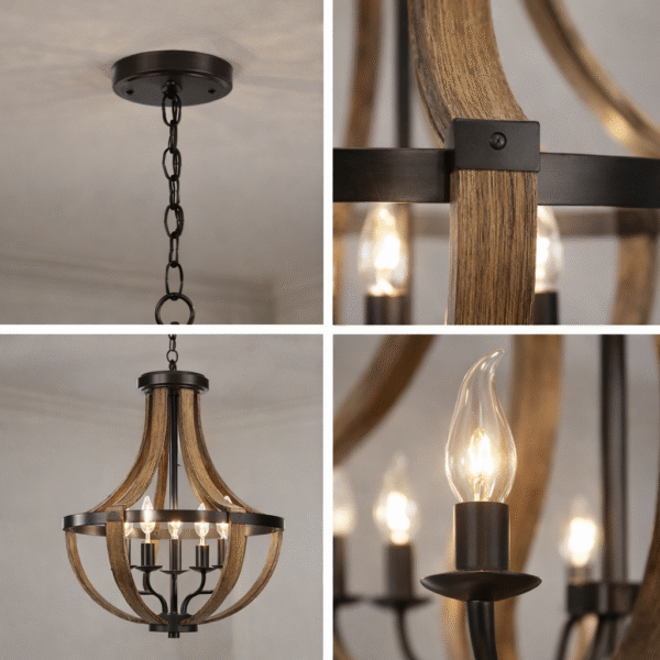 Rustic-Modern chandelier
