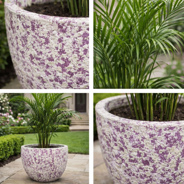 Handcrafted ceramic garden pot