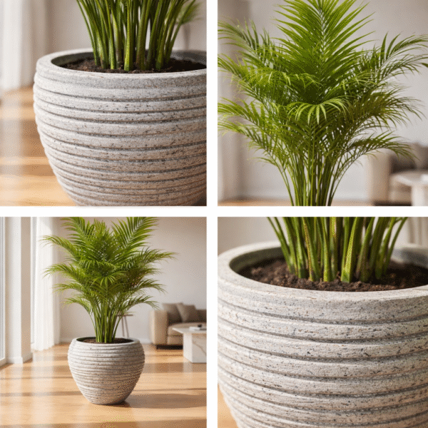Textured Ceramic Planter