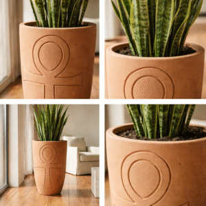 Symbolic Ceramic Planter