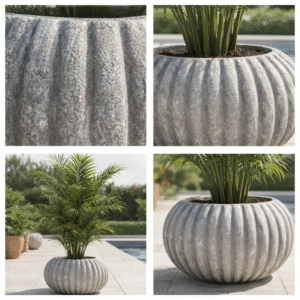 ChatGPT Image Feb 2, 2026, 04_56_56 AM Ribbed Ceramic Outdoor Pot