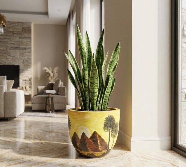 Hand painted Ceramic planter