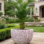 Handcrafted ceramic garden pot