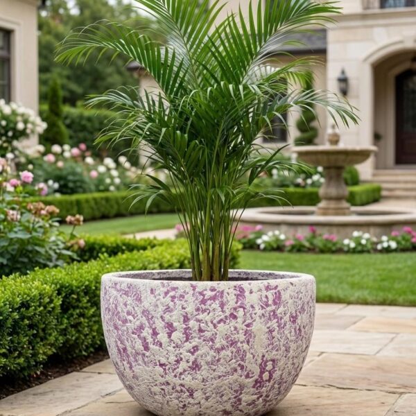 Handcrafted ceramic garden pot