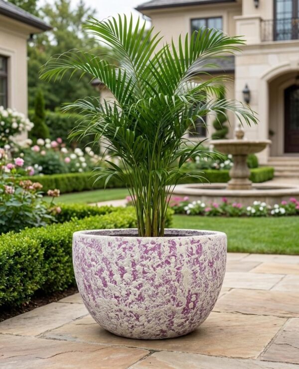 Handcrafted ceramic garden pot