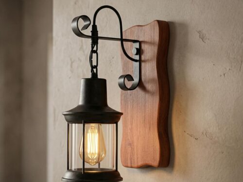 bf243d53-8d28-4b9b-ae73-e232b79a18f8 Rustic lantern