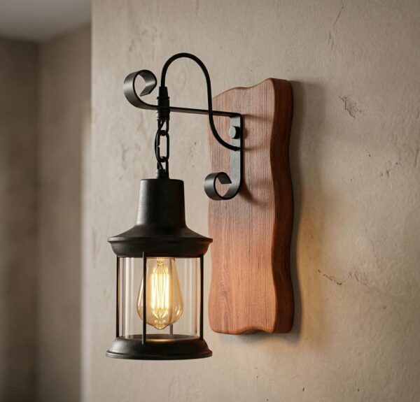 bf243d53-8d28-4b9b-ae73-e232b79a18f8 Rustic lantern