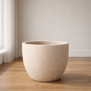 pot_08 Textured Ceramic Indoor Pot