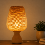 Rustic Woven Table Lamp