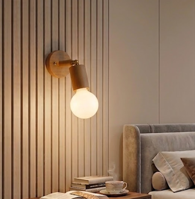 Screenshot 2026-07-13 135731 Modern Scandinavian Wooden Wall Light - Image 1