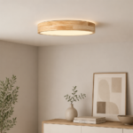 Modern Wooden Ceiling Light for Ambient Glow