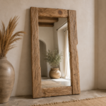 Rustic Reclaimed Wood Full-Length Mirror